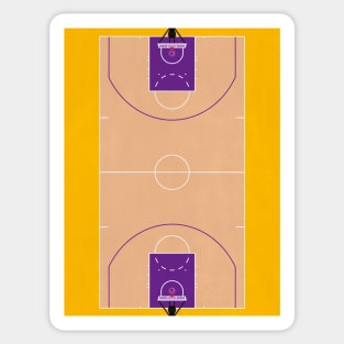 Los Angeles Basketball Stadium Sticker